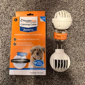 Calming Collar for Dogs in Orange - Large